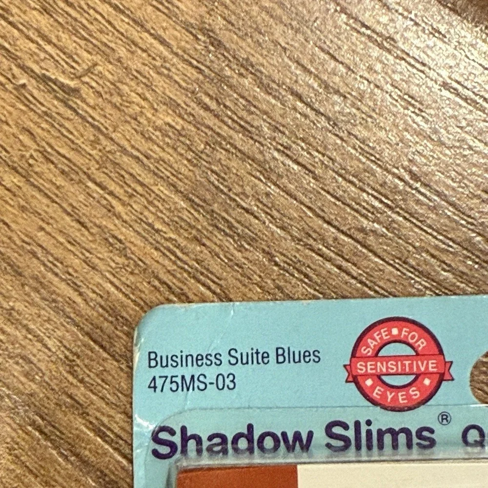 Maybelline Shadow Slims Quintet Eye Shadow Palette NEW Vtg Business Suite Blues
